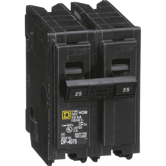 Square D Homeline Circuit Breaker - Pack of 12 Indoor & Outdoor Use, NEC-Compliant