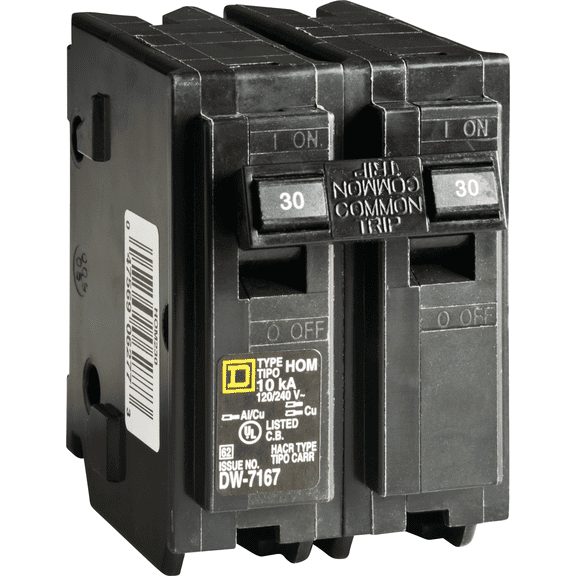 Square D Homeline Circuit Breaker - Pack of 4 Indoor & Outdoor Use, NEC-Compliant