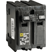 Square D Homeline Circuit Breaker - Pack of 4   Indoor & Outdoor Use, NEC-Compliant