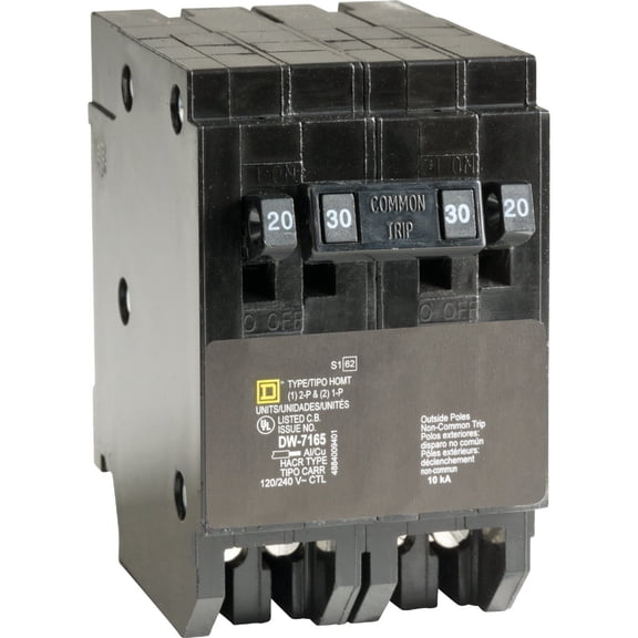 Square D Homeline Quad Tandem Circuit Breaker - Pack of 4
