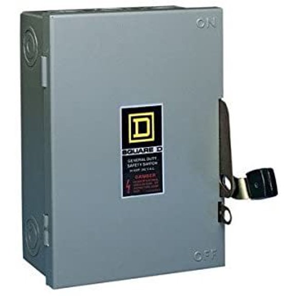 Square D Indoor Fusible Safety Switch - 30 Amp - Multicolor