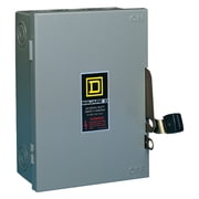 Square D Indoor Fusible Safety Switch 30 Amp Boxed   Home & Garage Storage, Stackable Design