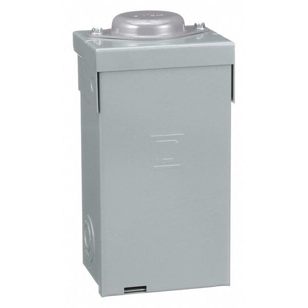 Square D Load Center, 2 Spaces, 40A Amps, 120/240V AC QO2L40RB