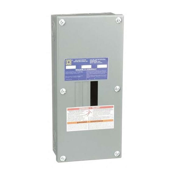 Square D Load Center, 3 Spaces, 60A Amps, 120/240V AC QO403L60NS