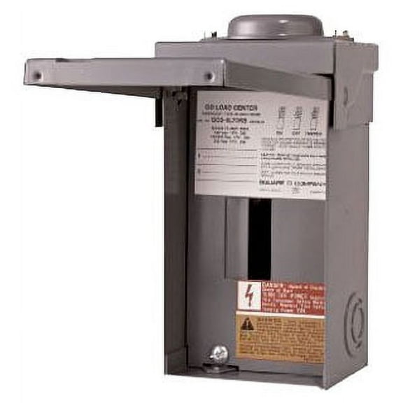 Square D Load Center, 2 Spaces, 70A Amps, 120/240V AC QO24L70RB