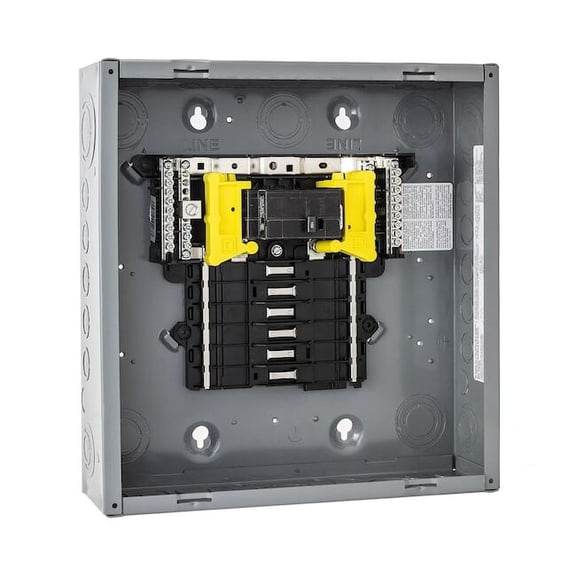 Load Center, QO, 16 Spaces, 100A, 120/240V AC, Main Circuit Breaker, 1 Phase