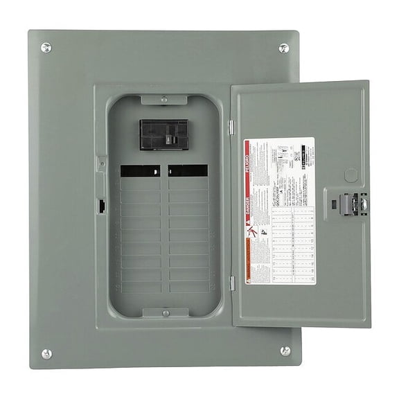 Square D Load Center, 20 Spaces, 100A Amps, 120/240V AC QO120M100P