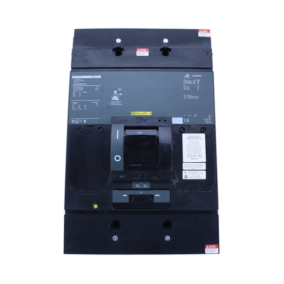 Square D MHL367001212 Type MAL 3 Pole 700A Thermal Magnetic Circuit Breaker