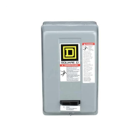 Square D Magnetic Motor Starter, Thermal, 24V AC 8536SBG2V01S
