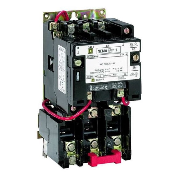 Square D Magnetic Motor Starter, Thermal, 120V AC 8536SAO11V02S