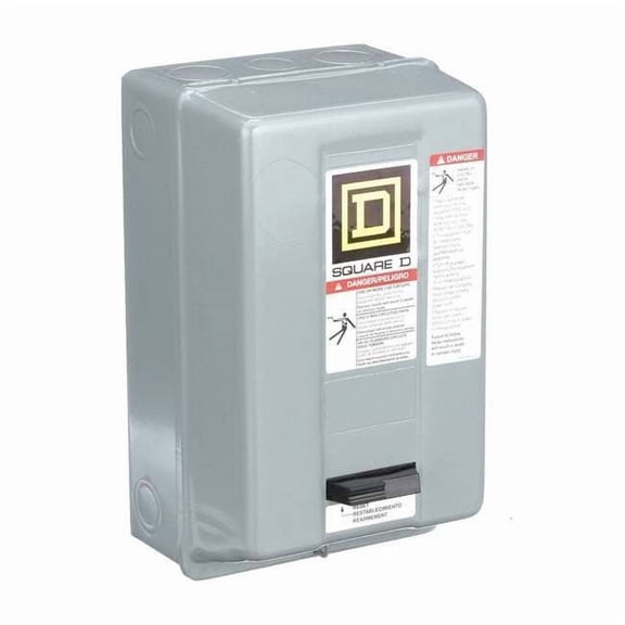 Square D Magnetic Motor Starter, Thermal, 480V AC 8536SCG3V06