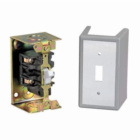 Square D Manual Motor Switch, 30A, 600VAC/230VDC, 2P, Amps AC: 30 A 2510KG1A