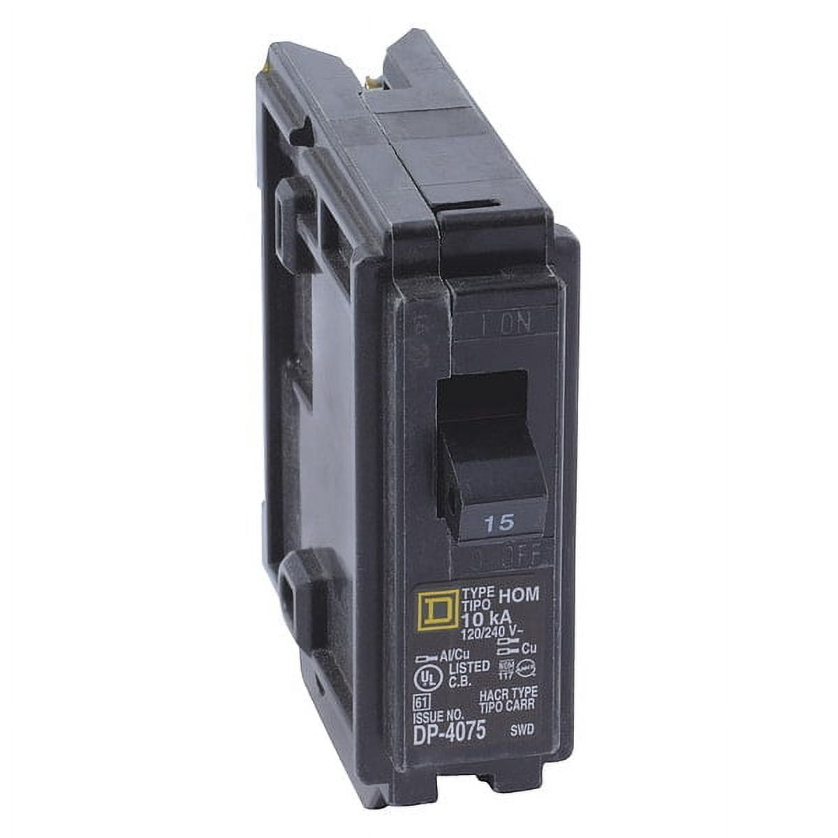 Square D Miniature Circuit Breaker 120/240V 20A HOM120HM