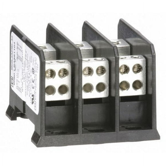 Square D Mintr Distr Block,Al/Cu,600V AC/DC 9080LBA361104