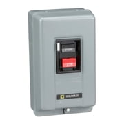 Manual Motor Starter, NEMA M-0, 3 P, 3 Phase, Push Button, 18 A 2510MBG2