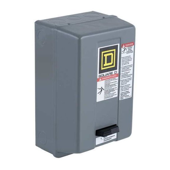 Square D NEMAMagMotorStarter,Electric,110/120VAC 8536SAG12V02H30S