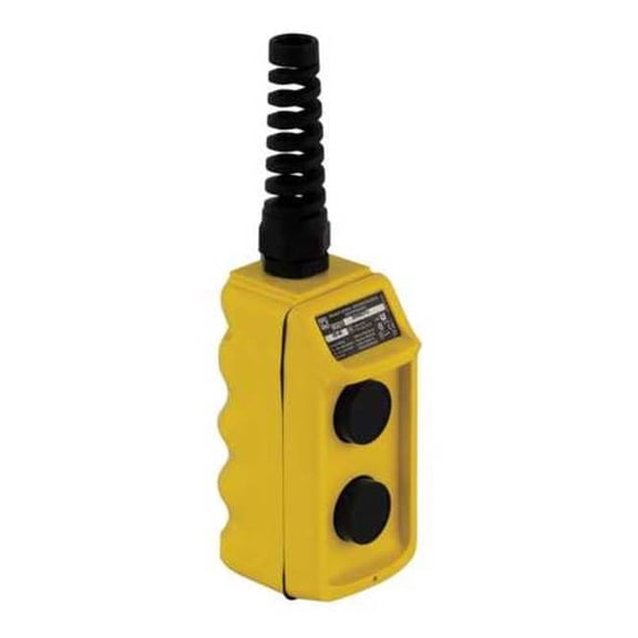 Square D Pendant Push Button Station,2NO,Yellow 9001BW90YU