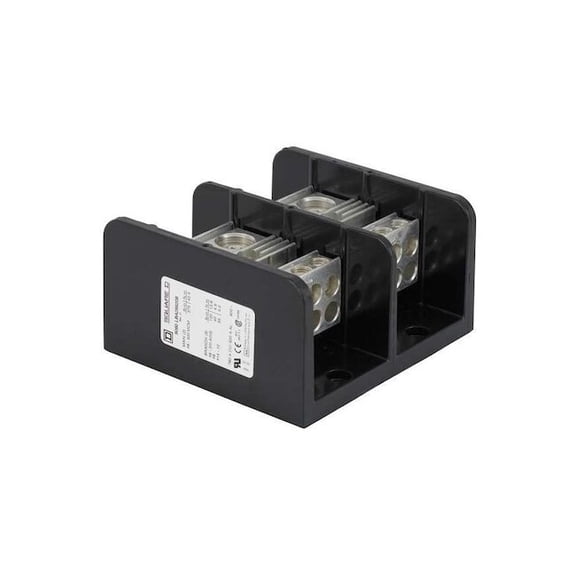 Power Distribution Block, Open, 2 Pole, 760 A Copper, 600 V AC/DC, Surface Mount