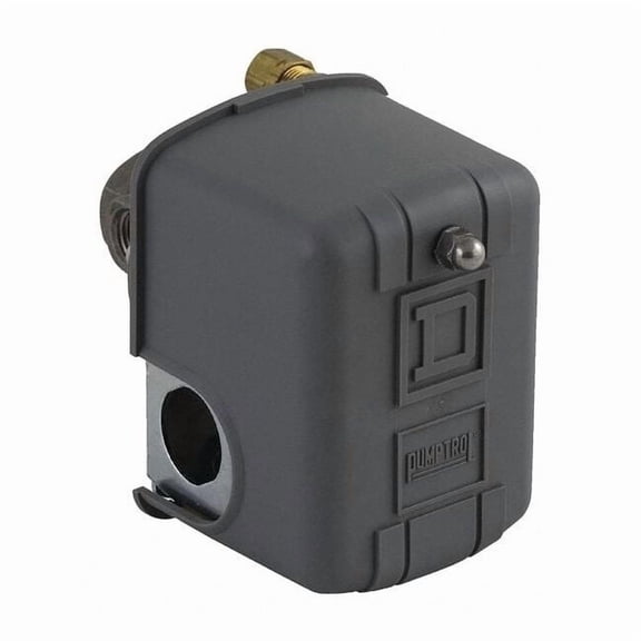 Pressure Switch, Standard, DPST, 4 Ports, 1/4" FNPS, 40 to 150 psi Range, Polypropylene