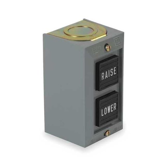 Square D Push Buttn Cntrl Station,2NO,Raise/Lower 9001BG209
