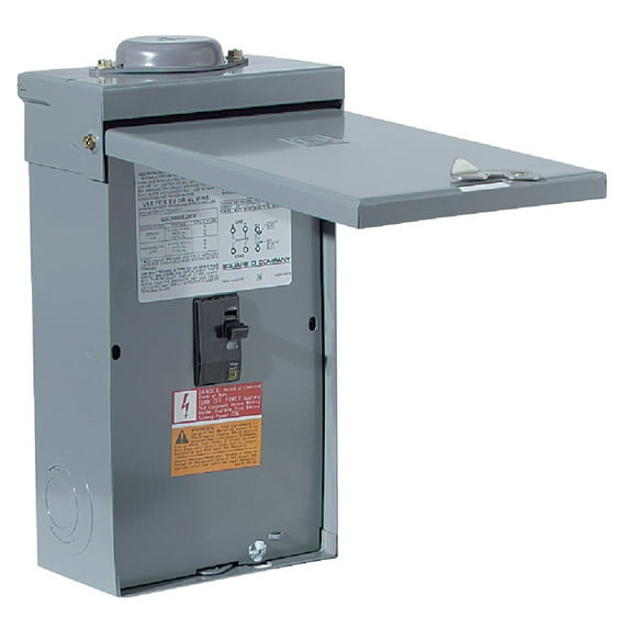 Square D QO 100A Double-Pole Standard Trip Outdoor Enclosed Main Breaker