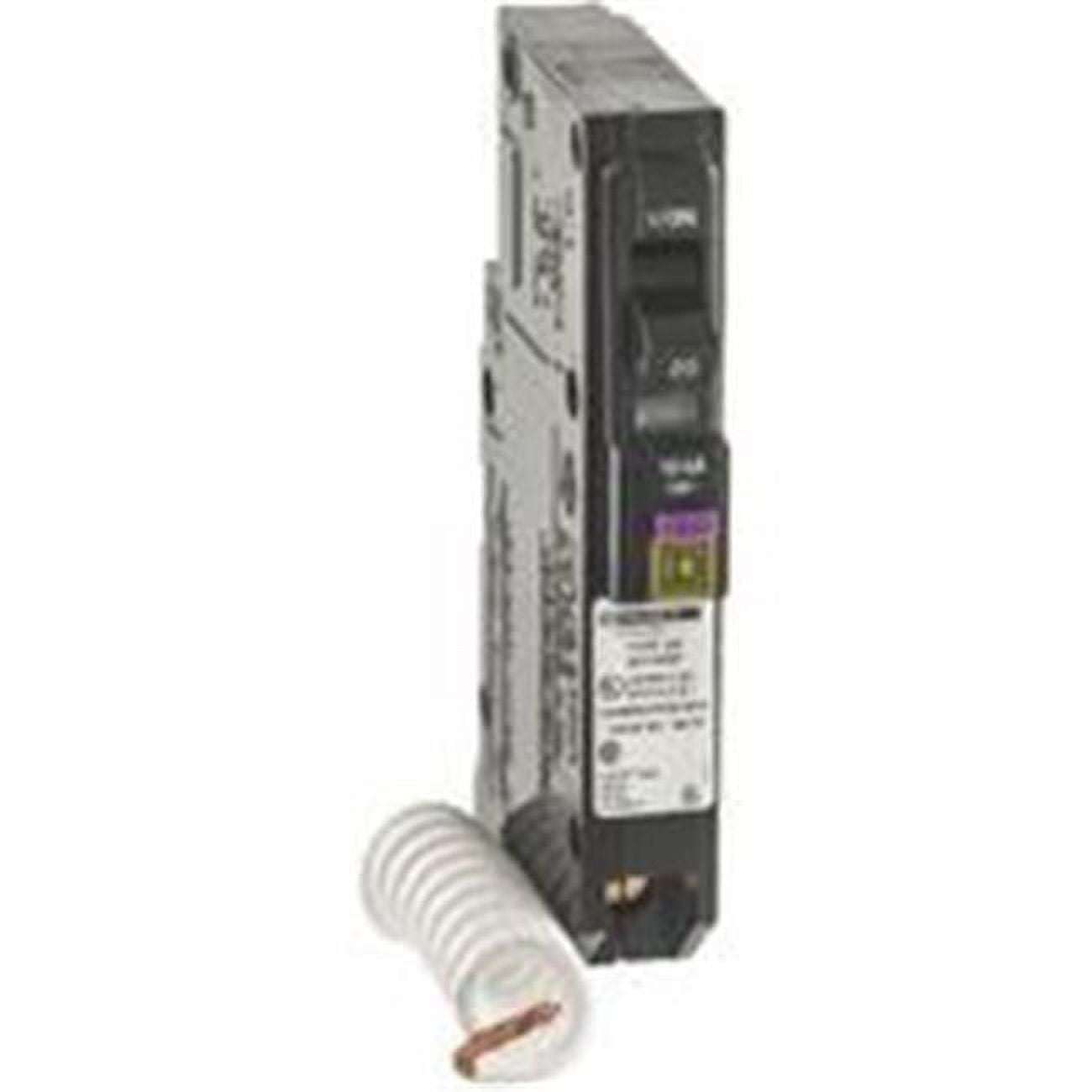 Square D QO 20 Amps Arc Fault/Ground Fault Single Pole Circuit Breaker
