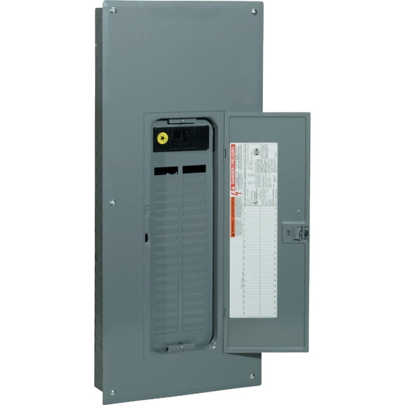Square D QO Load Center - 200A Main Breaker, 42-Space, Plug-On Neutral - Indoor