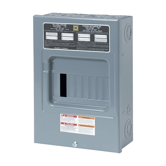 Square D QO Main Lug Load Center QO612L100SCP 100 Amp 6 Space 12 ...