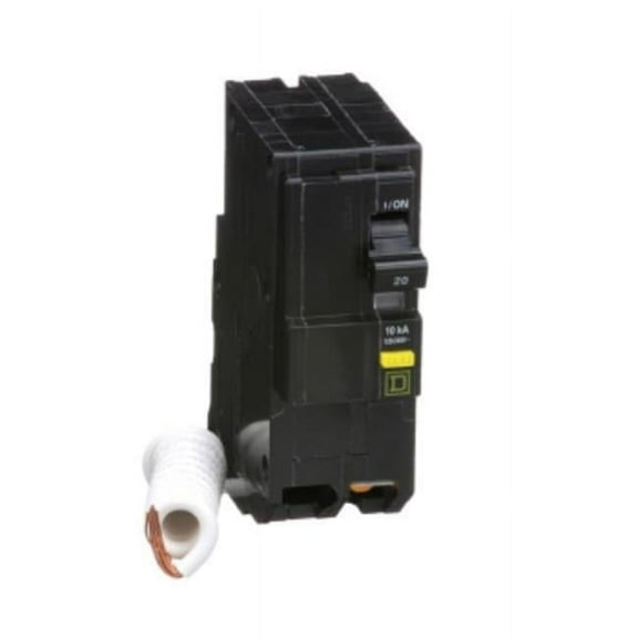Square D QO Qwik-Gard 20 Amp 2-Pole GFCI Breaker