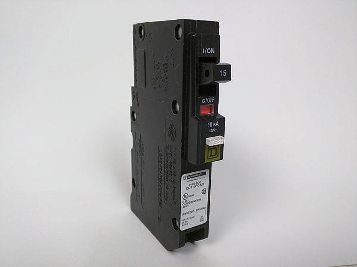 Square D QO115PCAFI PlugOn Neutral 15 Amp Arc Fault Breakers AFCI CAFI