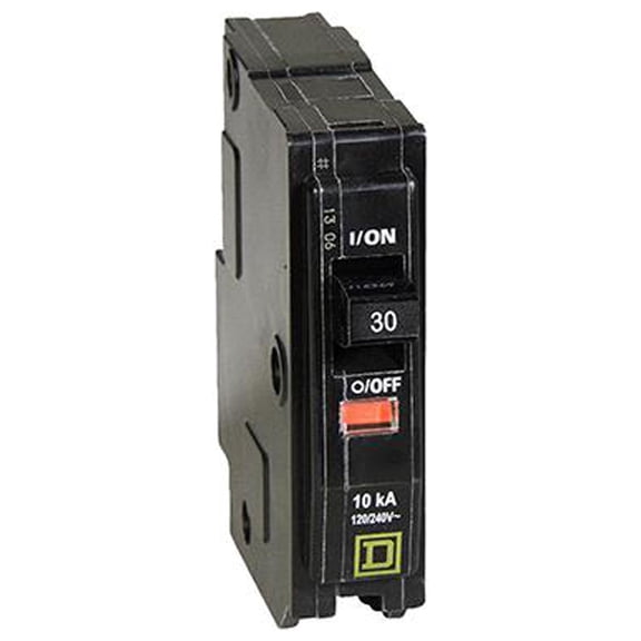 Square D QO130CP QO 30-Amp Single-Pole Circuit Breaker - Quantity 10