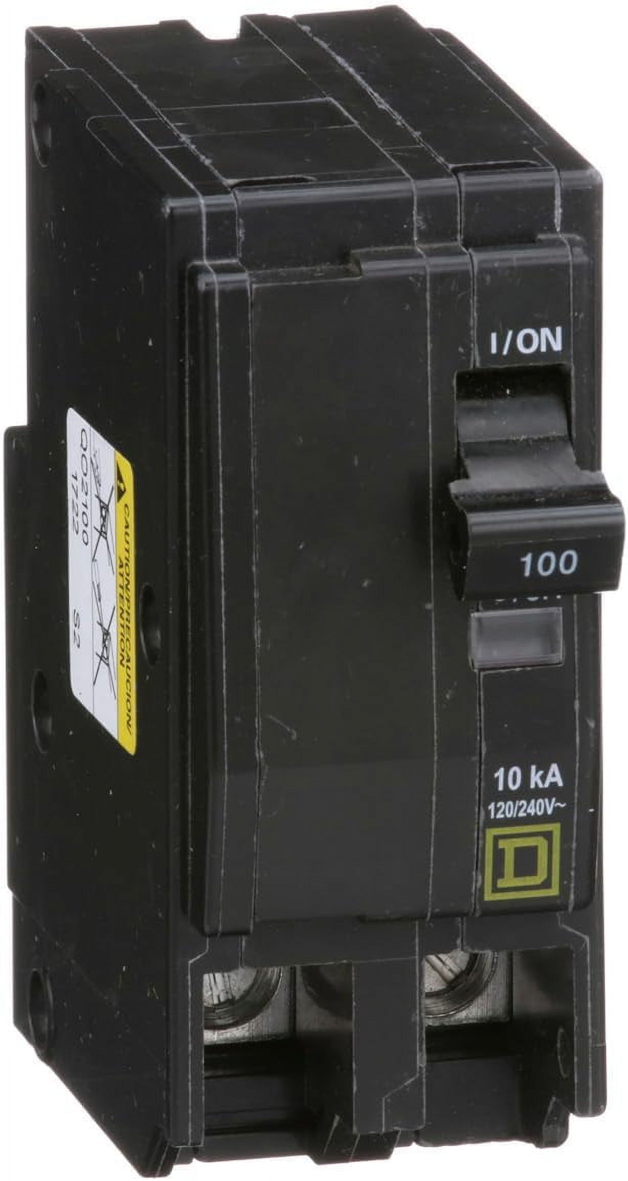 Square D QO2100CP QO 100Amp TwoPole Circuit Breaker