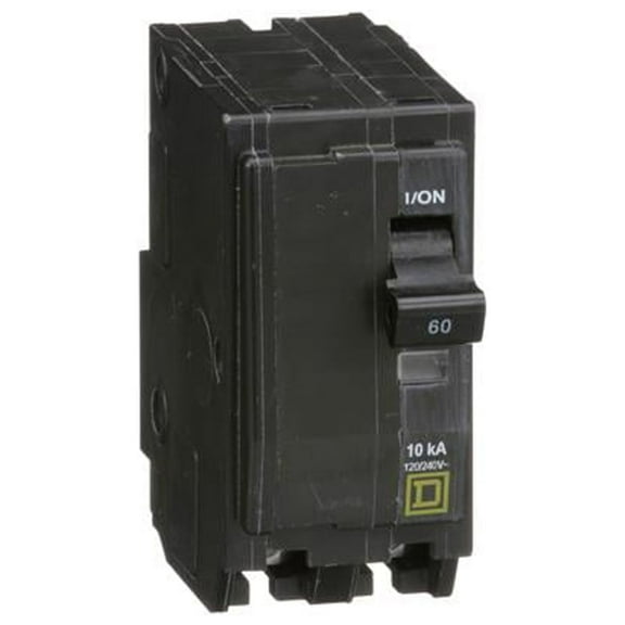 Square D QO250CP QO 50-Amp Double-Pole Circuit Breaker - Quantity 5