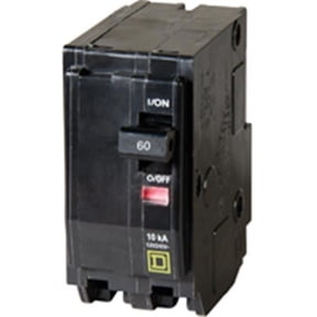 Square D QO260CP Plugon Circuit Breaker, 2 Pole, 60 Amp