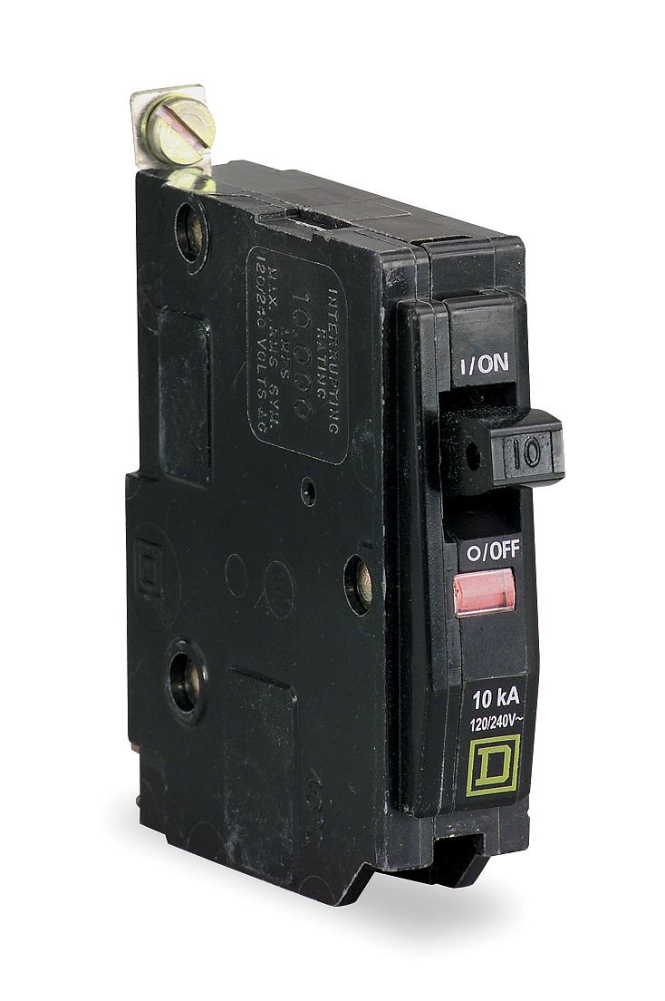 Square D QOB120VH Bolt On Circuit Breaker, 20 Amps, Number of Poles