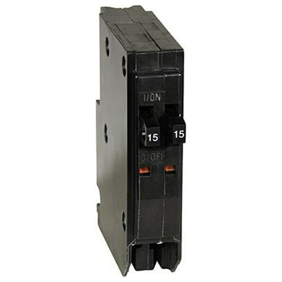 Square D QOT1515CP QOT 15-Amp Single-Pole Tandem Circuit Breaker - Quantity 10