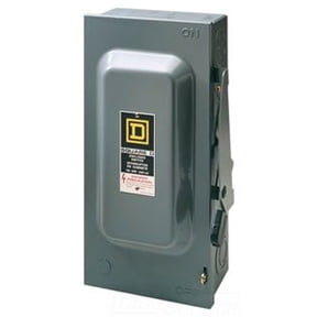 Fusible, Safety Switch, General Duty, 240 V, 3PST D321N