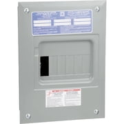Square D by Schneider Electric Homeline 100 Amp Indoor Main Lug Load Center, Circuit Breaker Box, 6-Space 12-Circuit, 120/240 VAC, UL Listed, Indoor Use Only HOM612L100FCP