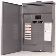 Square D by Schneider Electric Homeline 100 Amp Outdoor Main Breaker Box, Circuit Breaker Load Center, Plug On Neutral, 20-Space 40-Circuit, 120/240 VAC, UL Listed, NEMA 3R Enclosure HOM2040M100PRB