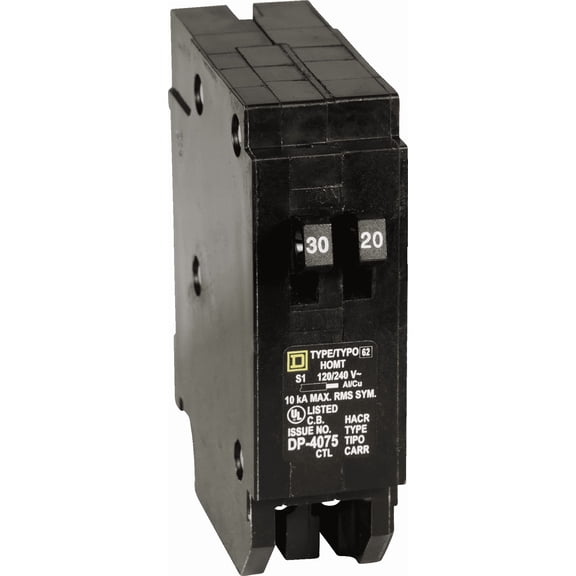 Square D Schneider Electric Square D Homeline Circuit Breaker - Pack of 4 Indoor & Outdoor Use, NEC-Compliant