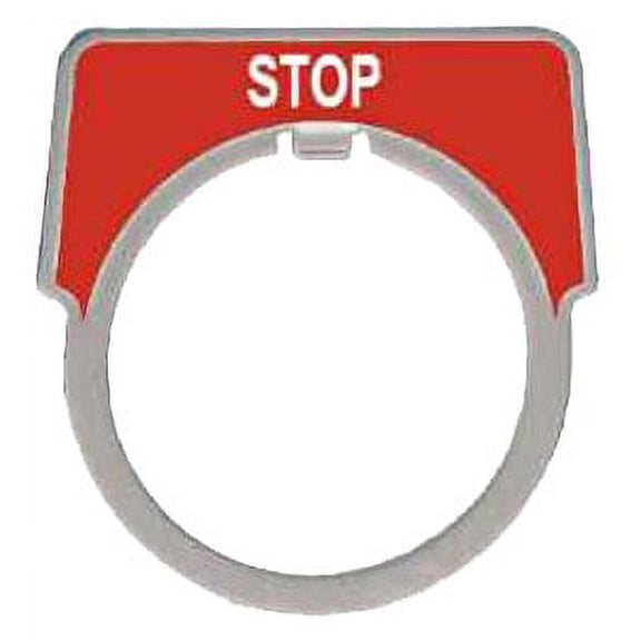 Legend Plate,Start,White/Black 9001KN201