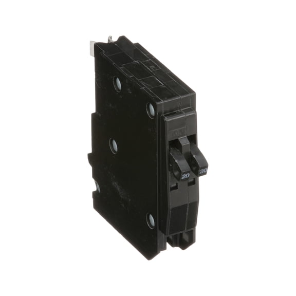 Schneider Electric Tandem Circuit Breaker QO - 20/20 Amp, Standard, 240 V, Black — Indoor & Outdoor Use, NEC-Compliant