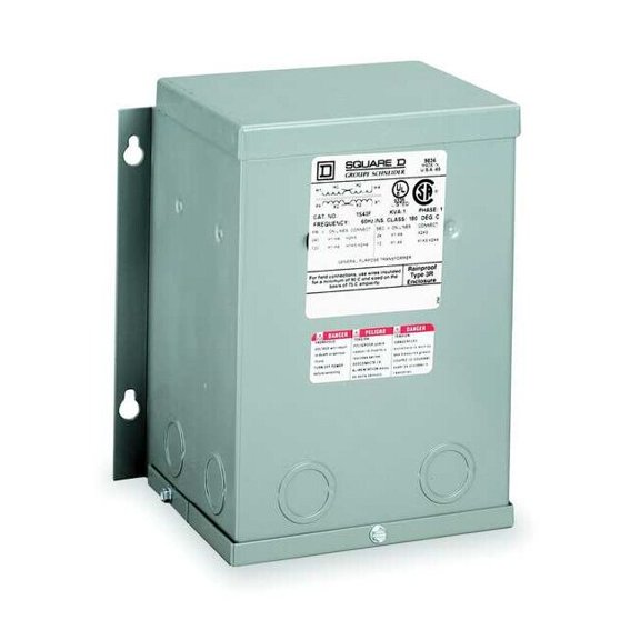 General Purpose Transformer, 3 kVA, NEMA 3R, 120/240V AC, 480V AC 3S40F