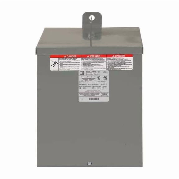 General Purpose Transformer, 7.5 kVA, NEMA 3R, 120/240V AC, 480V AC 7S40F
