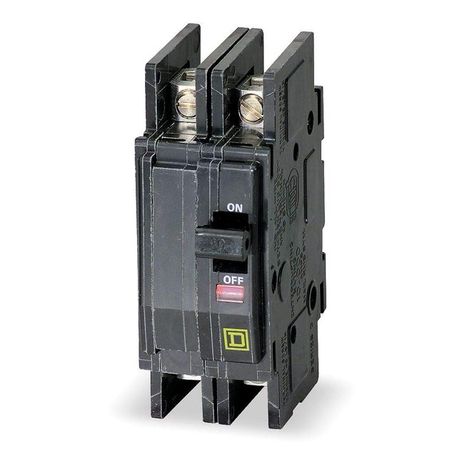 Square D Unit Mount Circuit Breaker, QOU, Number of Poles 2, 30 Amps