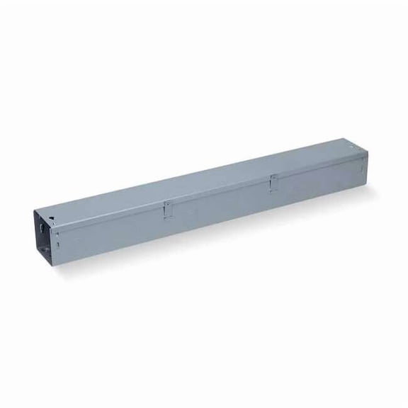 Square D Straight Section Wireway, 1 Rating, Steel, Powder Coated LDB62