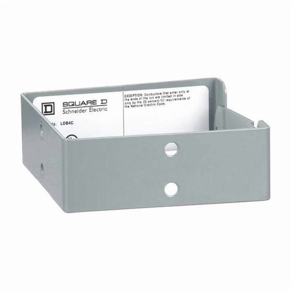 Square D Wireway Fitting,Connector,4x4 in.,Indoor LDB4C