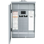 Square D Homeline 100 Amp 20 Space 40 Circuit Outdoor Main Breaker Load Center - Plug-on Neutral Ready