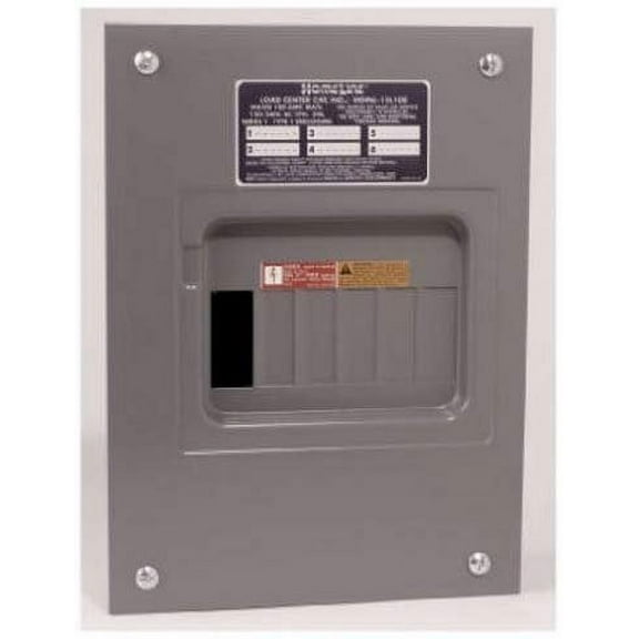 Square D Homeline 100 Amp 6-Space 12-Circuit Indoor Main Lugs Load Center - Flush Mount