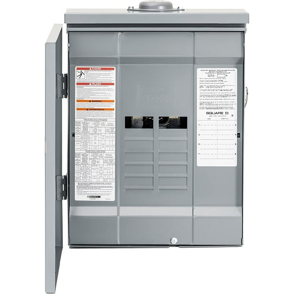 Square D Homeline Main Lug Load Center HOM816L125PRB - 125 Amp 8-Space 16-Circuit Outdoor